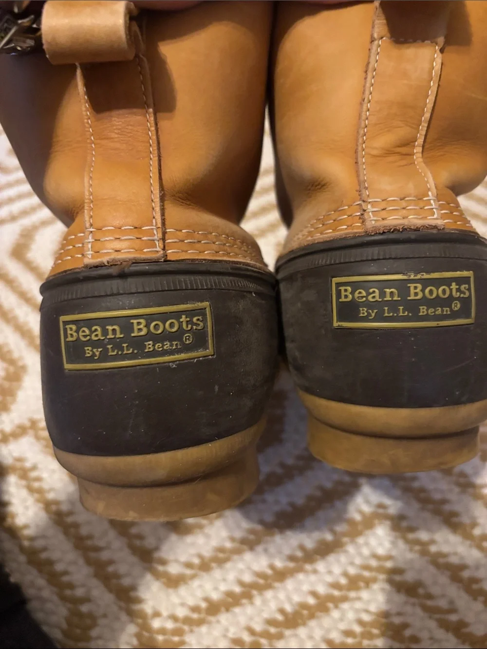 Vintage L.L. Bean zip-up bean boots
